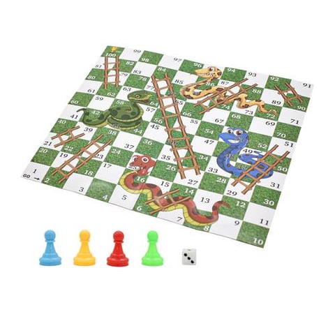Paper Snakes And Ladders Game - Group Games