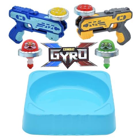 Spinning Combat Game Set With Launchers And Arena