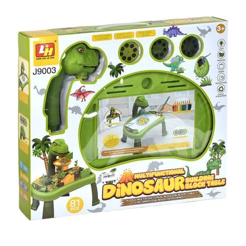 Drawing Table With Dinosaur-Themed Projector - Educational Toys