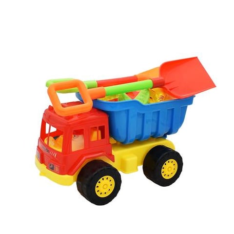 Sand Truck With Beach Toys Set Of Sand Molds - Beach Toys