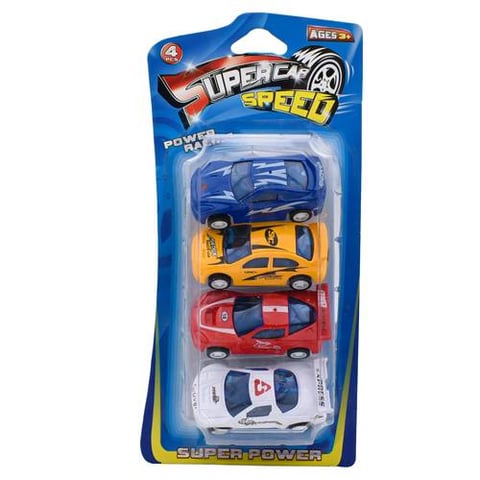 Miniature Racing Cars Set - 4 Pieces