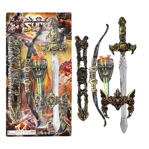 Warrior set - sword + bow + arrows - fighting games
