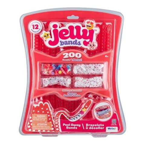 Wecool Jelly Bands Easy Peel-Off Handmade Bracelet Making Kit - Cherry Scent