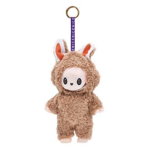 Little Loki Stuffed Doll In A Brown Bunny Outfit - Cotton Dolls