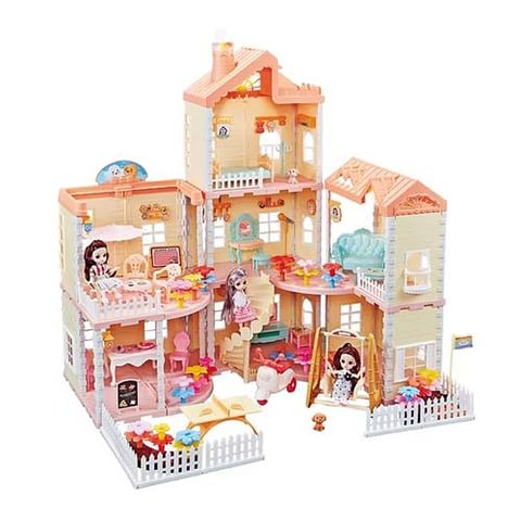 Huada Toys Dollhouse Furniture Playset - 276Pcs