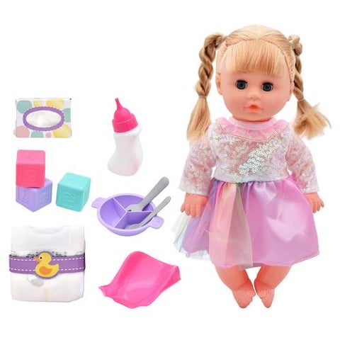 Baby doll with care set - Dolls and Dolls