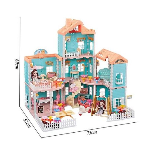 Huada Toys Dollhouse Furniture Playset - 276Pcs