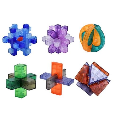 Luban'S Lock Intelligence Challenge Set - 6 Pieces