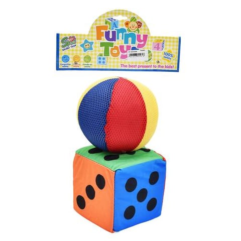 Soft Fabric Ball And Dice Set - Boys' And Girls' Toys
