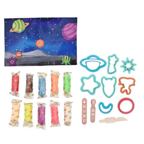 Space-Themed Play Clay Set - Clay And Slime