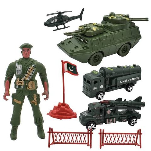 A Set Of Strategic Military Pieces
