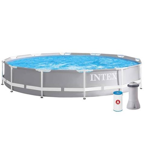 Prism Frame Pool Set 366x76 cm with pump filter - Water Toys and swimming pools - INTEX