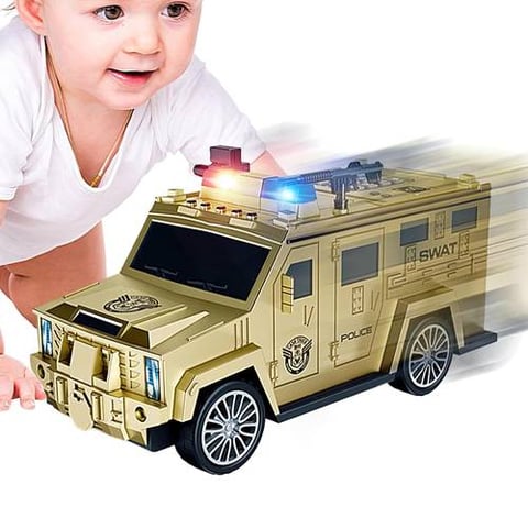 Electronic Piggy Bank Shaped Like An Armored Car