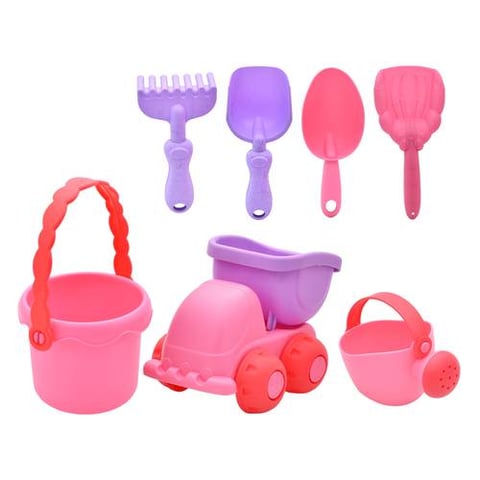 Beach sand play set with truck, bucket and tools - Summer toys