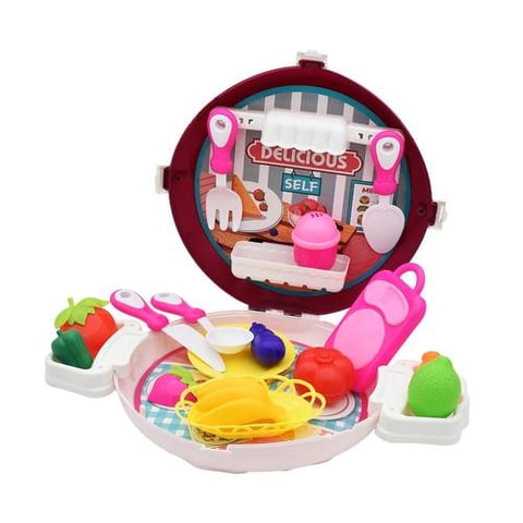 Fruit And Vegetable Cutting Play Set For Children - Imaginative Play