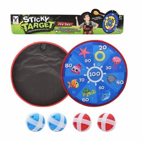Sticky Target Board Game With Balls - Play And Learn