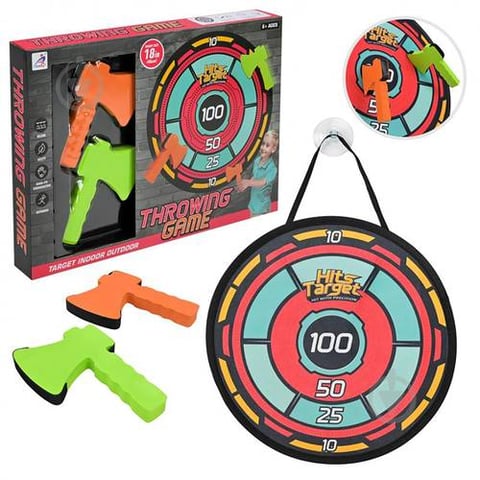 Safe Axe Throwing Game With Target Board - Shooting Games