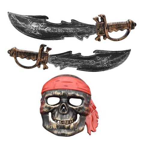 Pirate Mask And Sword Set - Heroes & Action