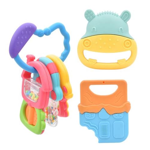 Colorful Baby Rattle Set - 5 Pieces - Baby Toys
