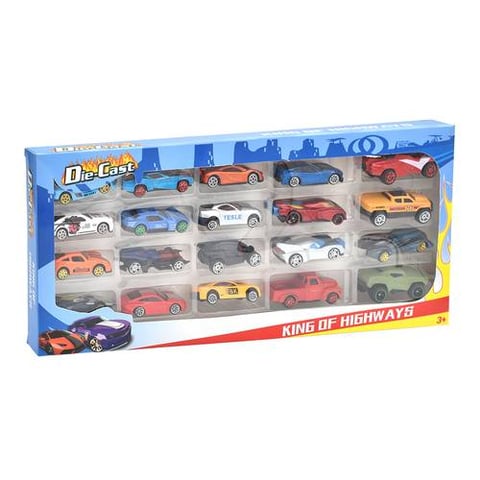 Assorted Die-Cast Toy Car Set - Cars