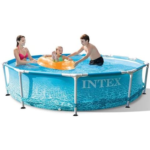 Beachside Metal Frame Pool 305x76 cm - Water Toys and swimming pools - INTEX