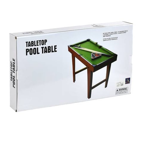 Wooden Billiard Table - Group Games