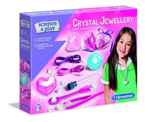Clementoni Science & Play- Crystal Jewels- For Girls 8+ Years Old