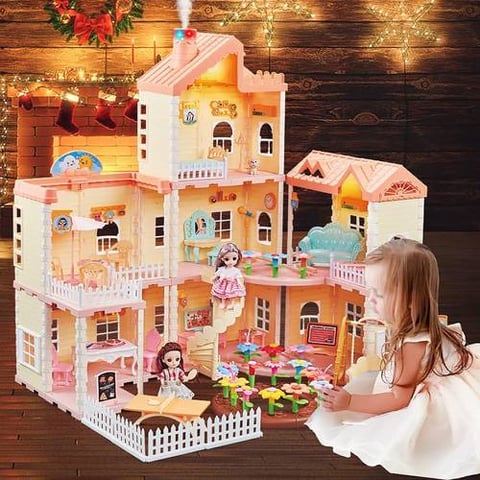 Huada Toys Dollhouse Furniture Playset - 276Pcs