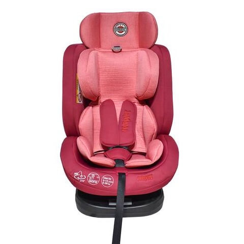 Babyauto Lolo-Baby Car Seat,From Birth to 4 Years, From 9 kg to 18 kg- Red, Children One Size