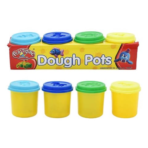 Colored Clay - 4 Pieces - 480 Grams