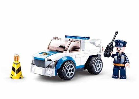 Sluban Police Series -  Surveillance Vehicle 90 PCS With Mini Figure - For Age 6+ Years Old 