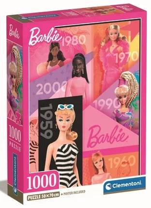 Clementoni BARBIE - PUZZLE COMPACT 1000 PIECES