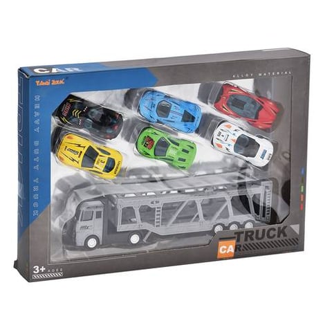 Truck Transport Set With Racing Cars - Car Games