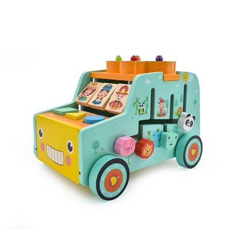 Catching Insect Game Car Wooden Magnetic Toy - Educational Game For Toddler