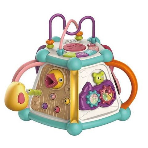 Toy Box For Newborns 7 In 1 - With Music And Lights - Newborn Toys