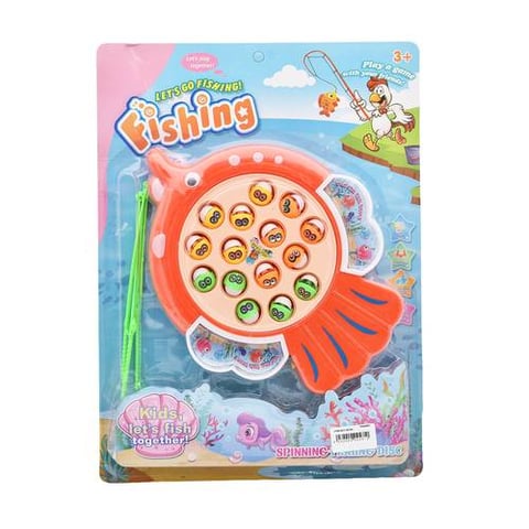 Spinning Musical Fishing Game - Play and Learn