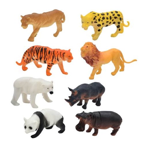 A Set Of Assorted Wild Animal Figurines For Children - Toy Figurines