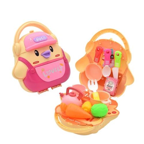 Portable Duck Kitchen Set For Kids - Kitchens