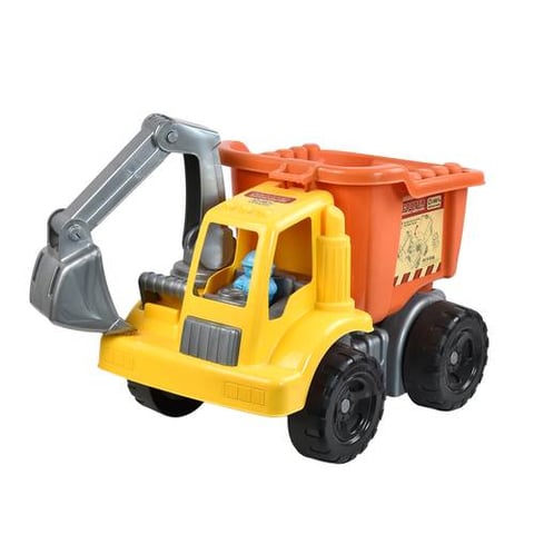 Construction Truck, Excavator, And Dumper For Kids With A Set Of Building Pieces - Cars