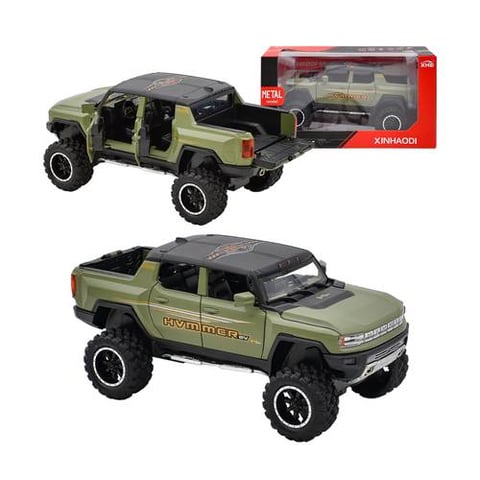 Car toys - Hummer car with pull and launch function - 23 cm.