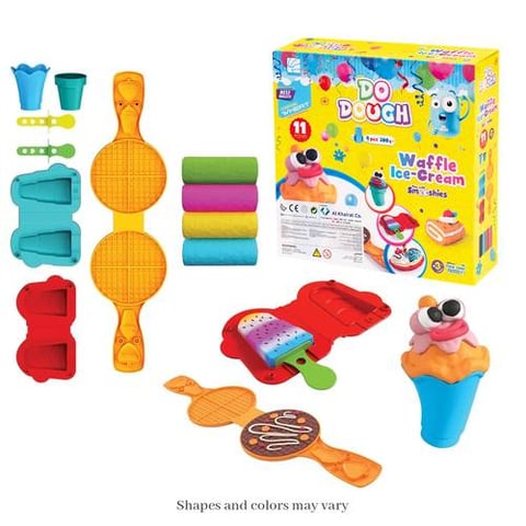 Do Do Waffle And Ice Cream Play-Doh Set - 200G - Play-Doh Toys