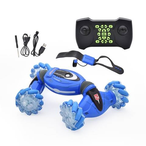Remote-controlled transforming stunt car with gesture control - Remote control toys