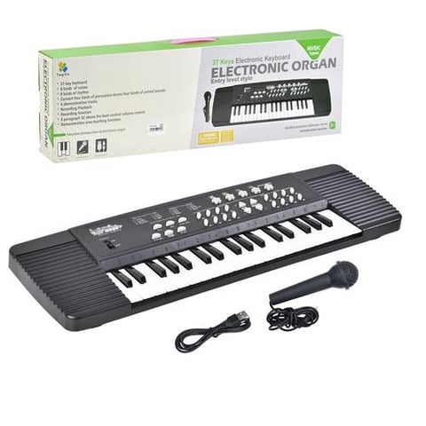 37-Key Electronic Piano Keyboard With Microphone - Music & Melody