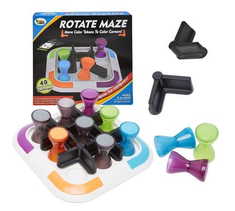 Intelligence games - rotating maze game