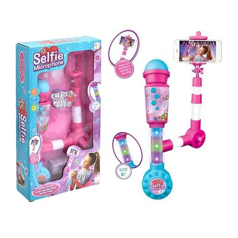 Singing Microphone And Selfie Stick Game - Musical Games