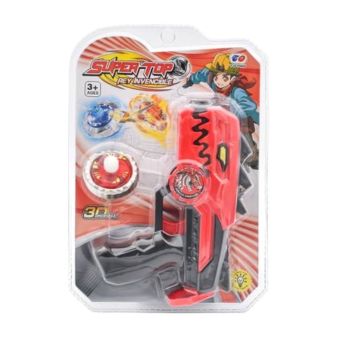 Beyblade with a shooting pistol