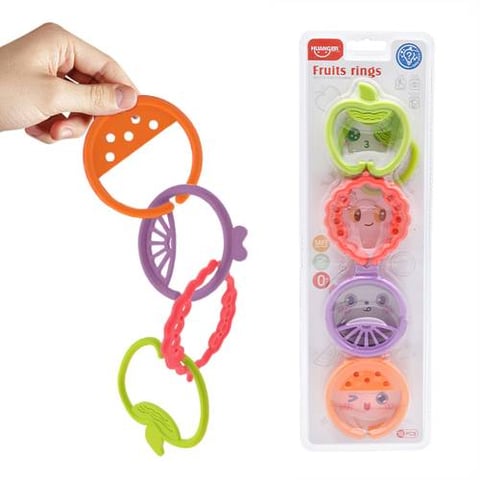 Fruit Rings Game - 16 Pieces - Jigsaw Puzzles