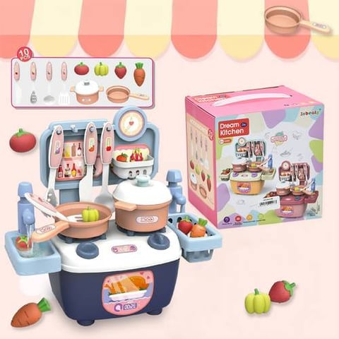 Interactive Dream Kitchen Toy For Kids With Accessories - Kitchen Toys