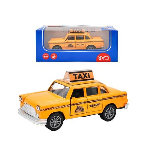 Diecast Metal Taxi Car - Car Games