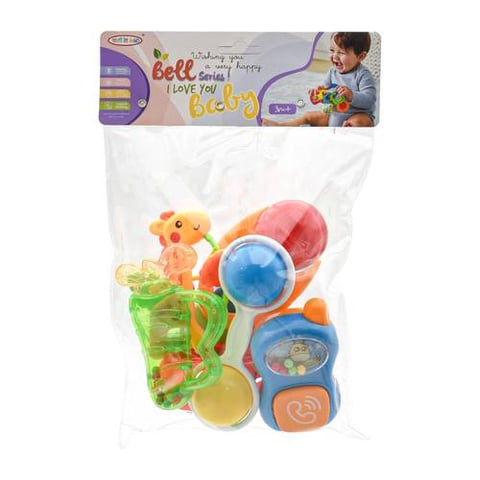 Set of rattle toys for newborns - 7 pieces